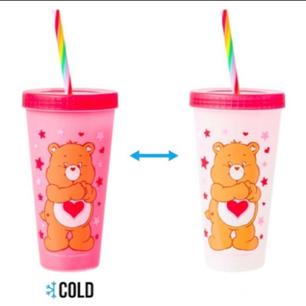 Tenderheart Care Bear color changing tumbler